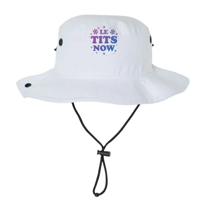 Le Tits Now Let It Snow Funny Christmas Winter Xmas Wordplay Gift Legacy Cool Fit Booney Bucket Hat