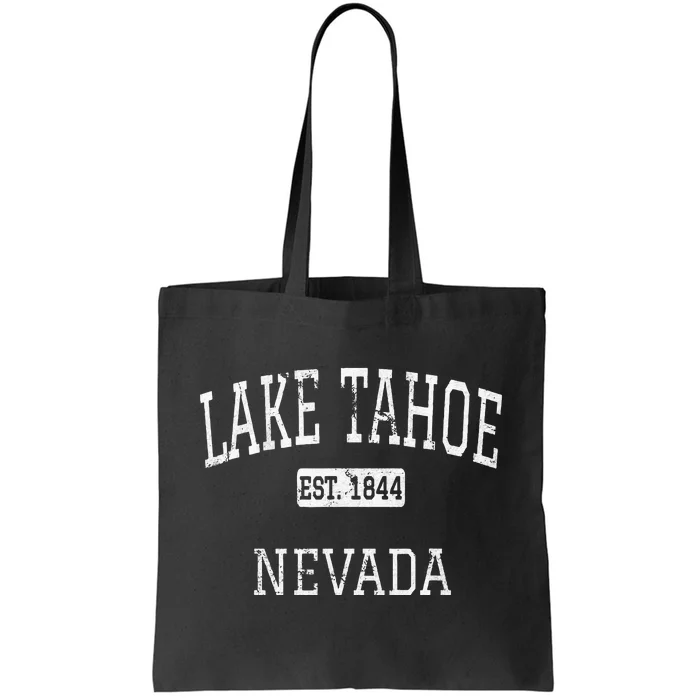 Lake Tahoe Nevada NV Vintage Tote Bag