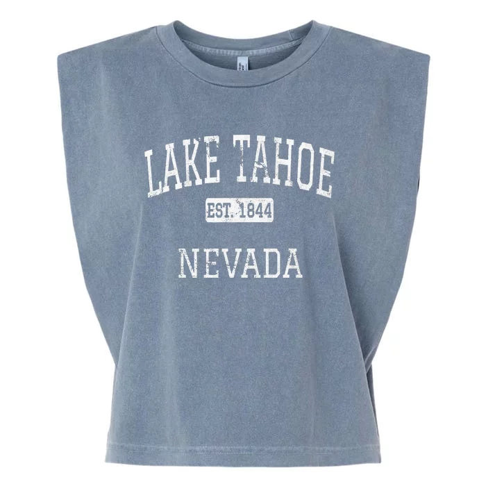 Lake Tahoe Nevada NV Vintage Garment-Dyed Women's Muscle Tee