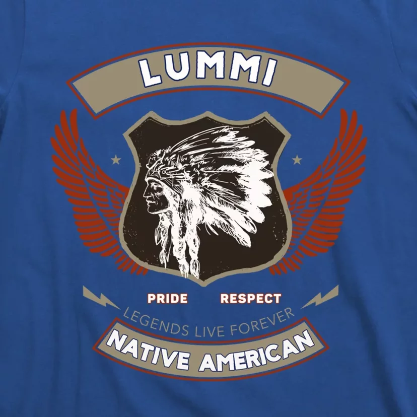 Lummi Tribe Native American Indian Pride Respect Retro Gift T-Shirt