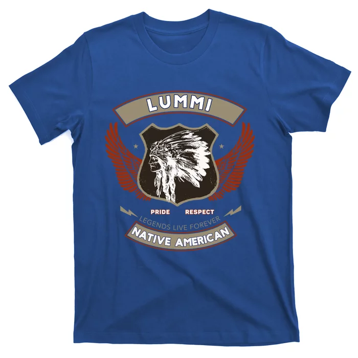 Lummi Tribe Native American Indian Pride Respect Retro Gift T-Shirt