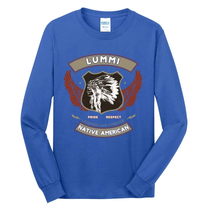 Lummi Tribe Native American Indian Pride Respect Retro Gift Tall Long Sleeve T-Shirt