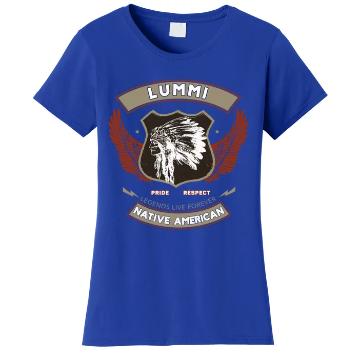 Lummi Tribe Native American Indian Pride Respect Retro Gift Women's T-Shirt