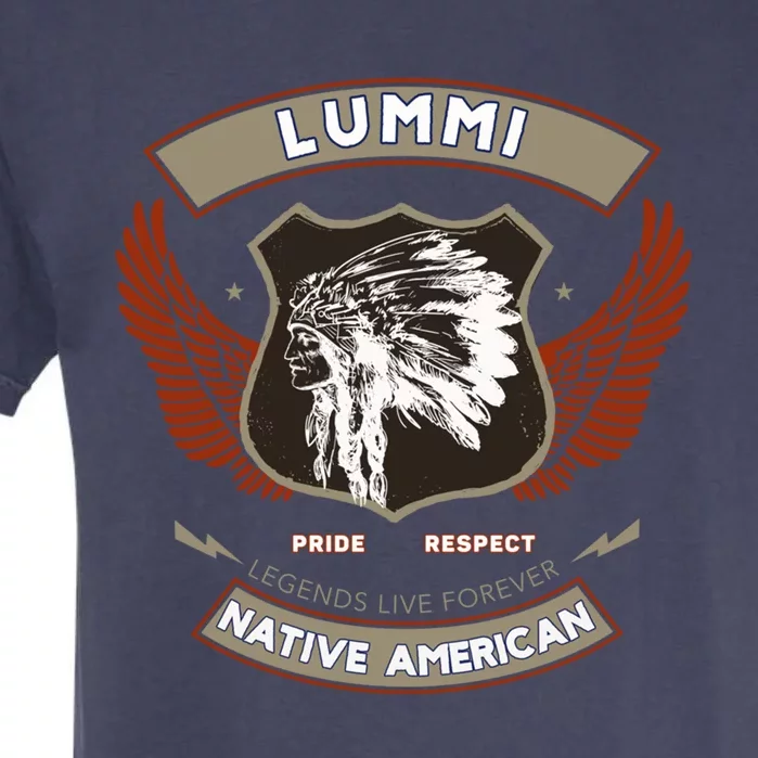 Lummi Tribe Native American Indian Pride Respect Retro Gift Garment-Dyed Heavyweight T-Shirt