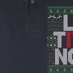 Le Tits Now Christmas Let It Snow Ugly Sweater Funny Party Softstyle Adult Sport Polo