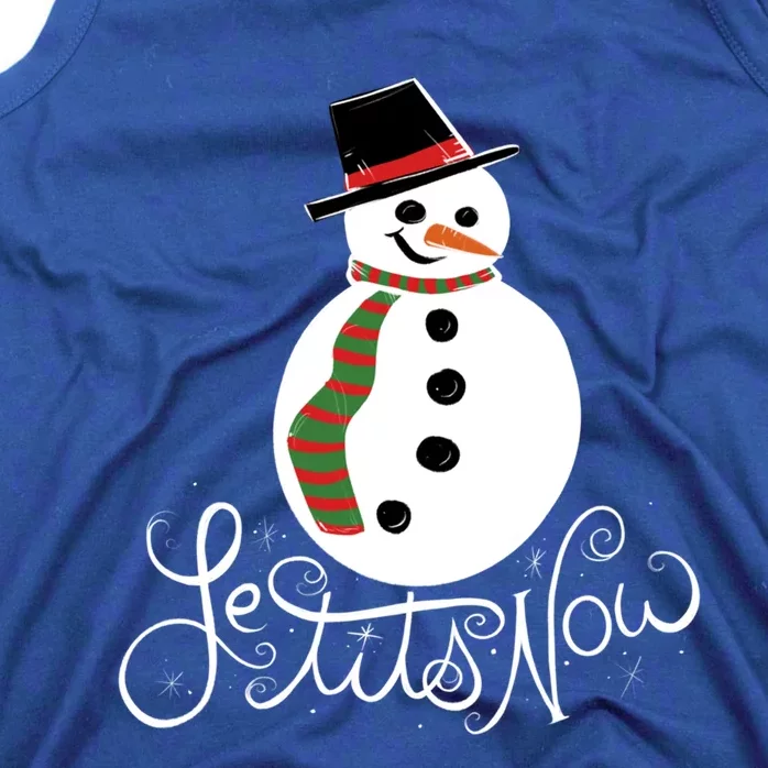 Le Tits Now Let It Snow Gift Tank Top