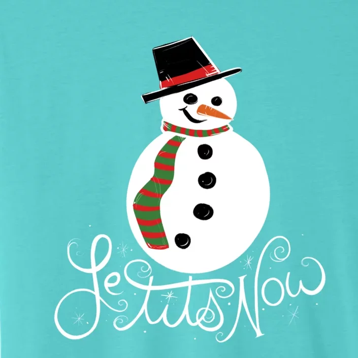 Le Tits Now Let It Snow Gift ChromaSoft Performance T-Shirt