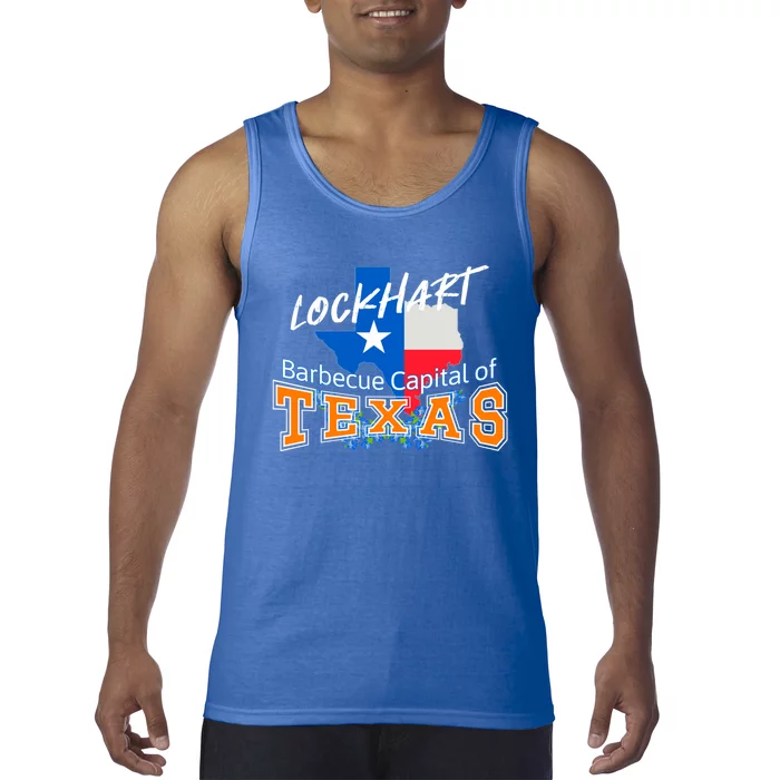 Lockhart Texas Nicknamed The Barbecue Capital Of Texas Gift Tank Top