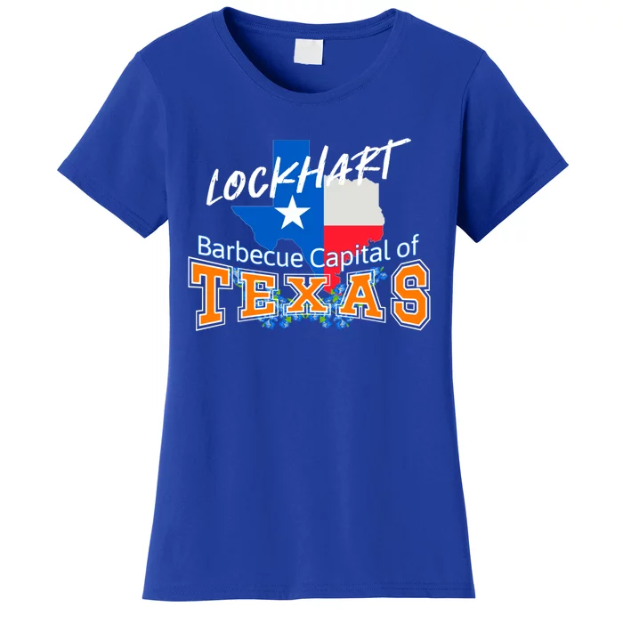 Lockhart Texas Nicknamed The Barbecue Capital Of Texas Gift Women's T-Shirt