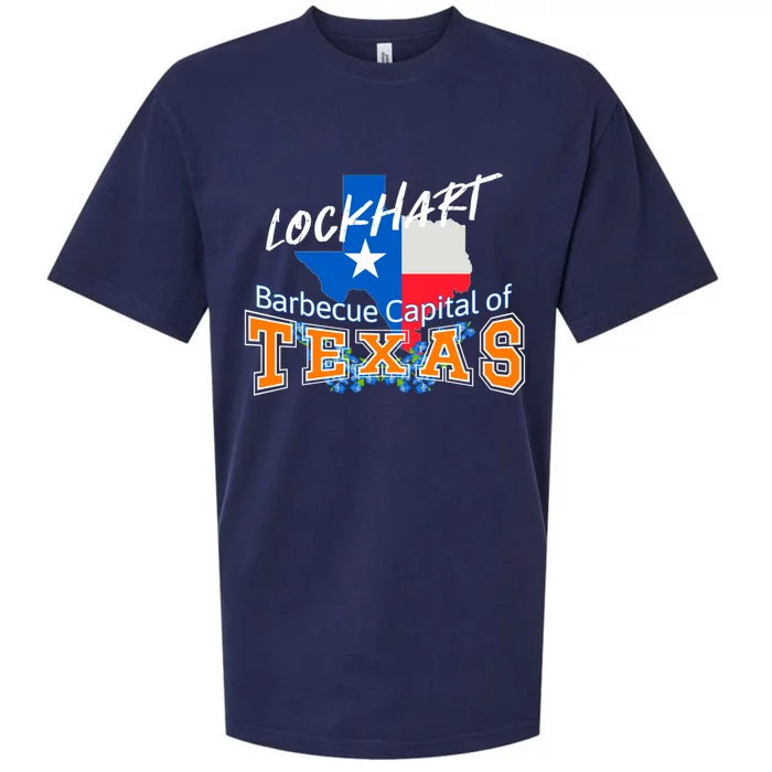 Lockhart Texas Nicknamed The Barbecue Capital Of Texas Gift Sueded Cloud Jersey T-Shirt