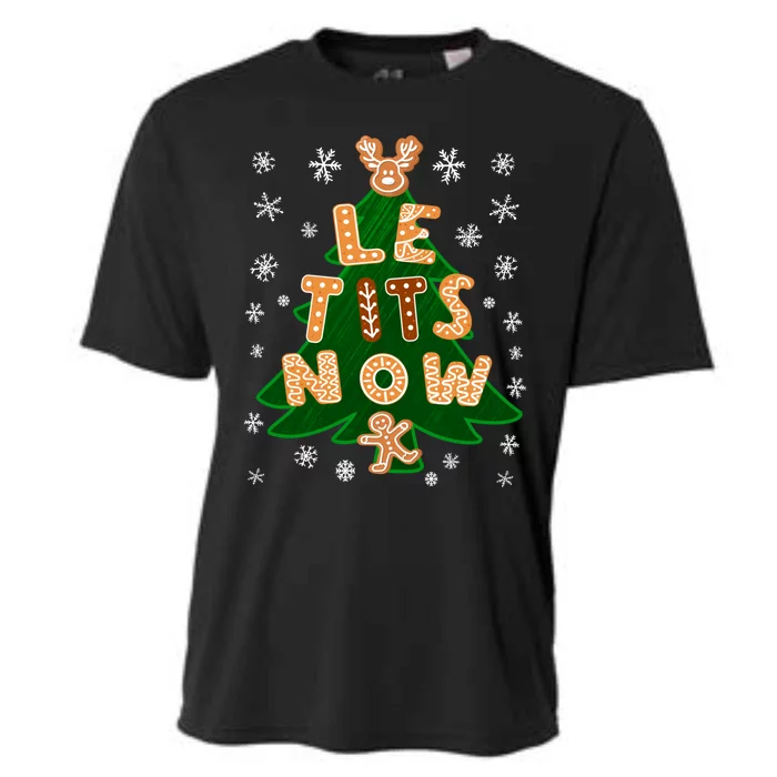 Le Tits Now Gift Let It Snow Gift Irony Christmas Gift Cooling Performance Crew T-Shirt