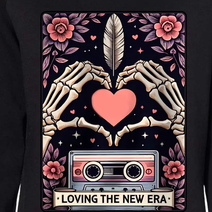 Loving The New Era Skeleton Hand Womens California Wash Sweatshirt