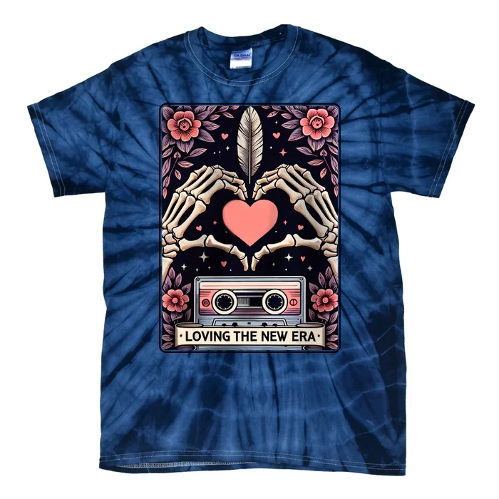 Loving The New Era Skeleton Hand Tie-Dye T-Shirt