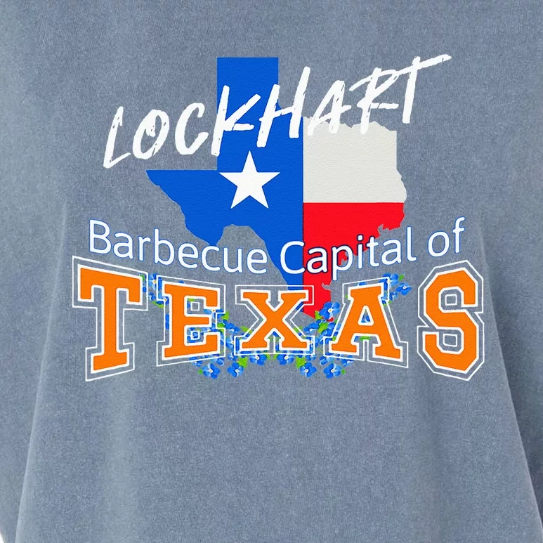 Lockhart Texas Nicknamed The Barbecue Capital Of Texas Garment-Dyed Women's Muscle Tee