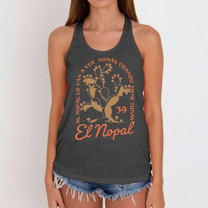 Love Thy Neighbor Thy Immigrant Neighbor Thy Black Neighbor Women's Knotted Racerback Tank