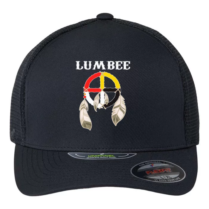 Lumbee Tribe Native American Indian Flexfit Unipanel Trucker Cap