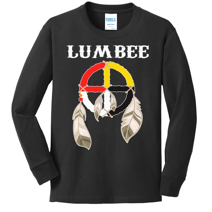 Lumbee Tribe Native American Indian Kids Long Sleeve Shirt