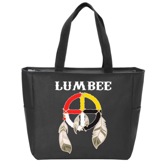 Lumbee Tribe Native American Indian Zip Tote Bag