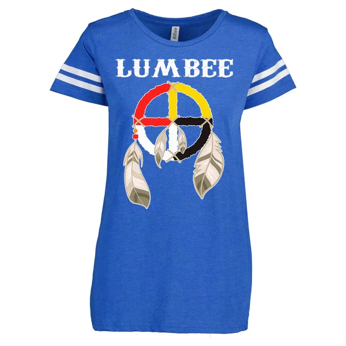 Lumbee Tribe Native American Indian Enza Ladies Jersey Football T-Shirt