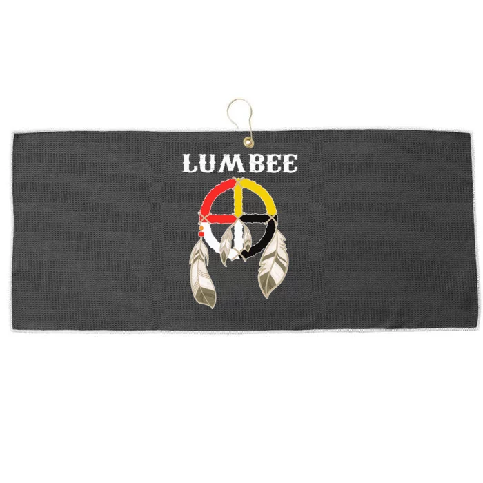 Lumbee Tribe Native American Indian Medicine Wheel Large Microfiber Waffle Golf Towel