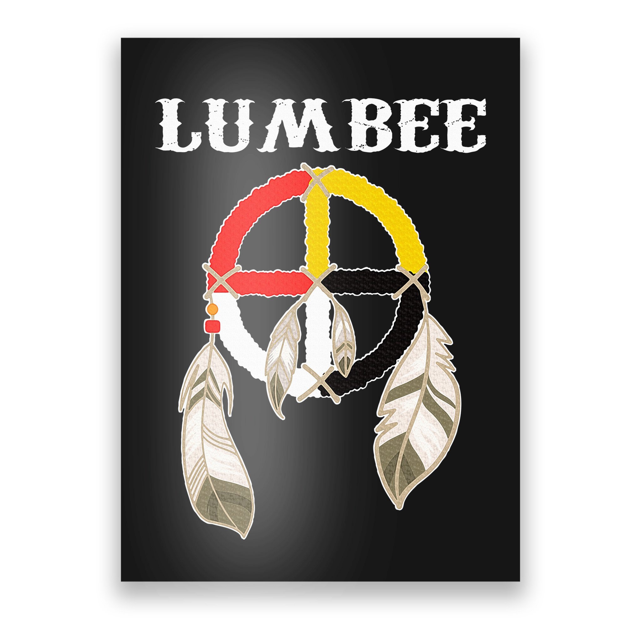 Lumbee Tribe Native American Indian Medicine Wheel Poster