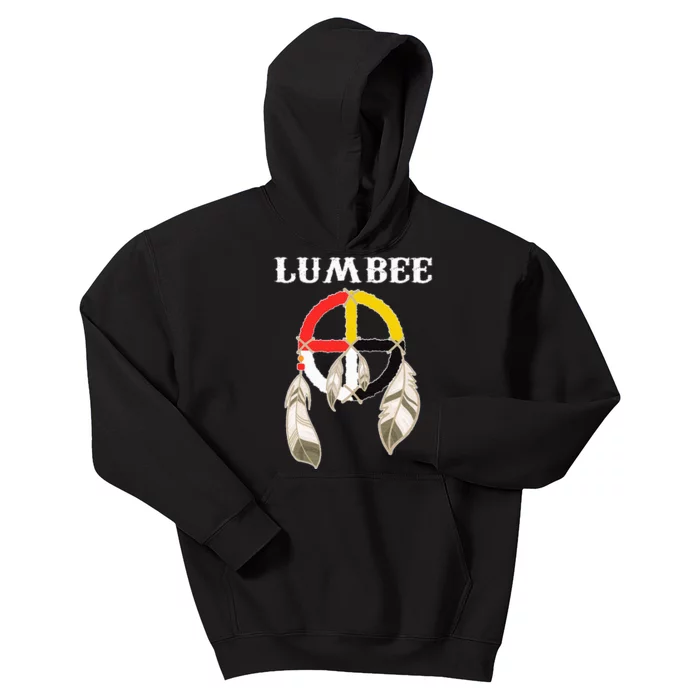 Lumbee Tribe Native American Indian Medicine Wheel Kids Hoodie