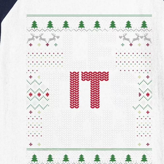 Le Tits Now Christmas Let It Snow Ugly Christmas Baseball Sleeve Shirt