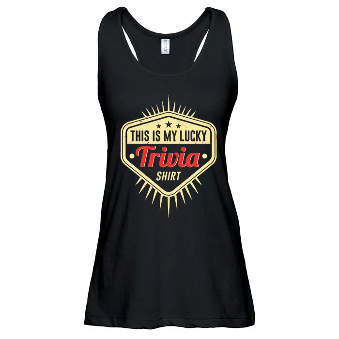 Lucky Trivia Outfit Pub Quiz Game Trivia Night Ladies Essential Flowy Tank