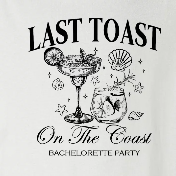 Last Toast On The Coast Bachelorette Party Beach Bridal Toddler Long Sleeve Shirt