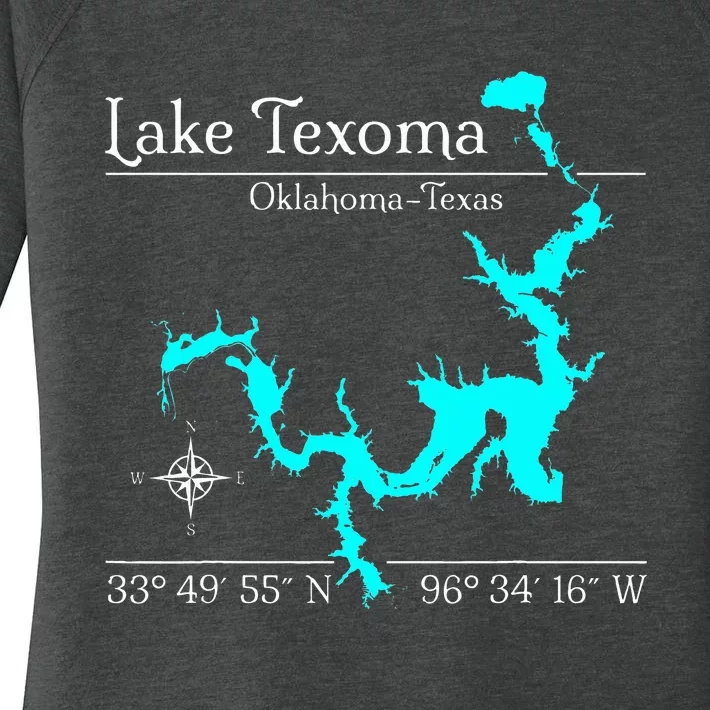 Lake Texoma Oklahoma Texas Women's Perfect Tri Tunic Long Sleeve Shirt