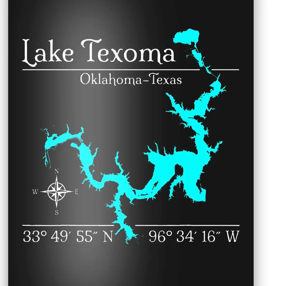 Lake Texoma Oklahoma Texas Poster