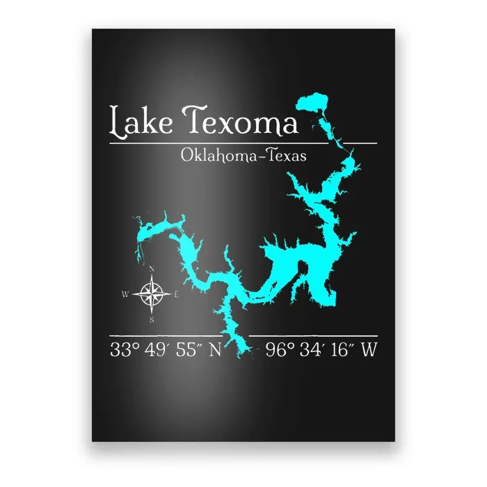 Lake Texoma Oklahoma Texas Poster