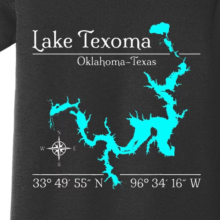 Lake Texoma Oklahoma Texas Baby Bodysuit