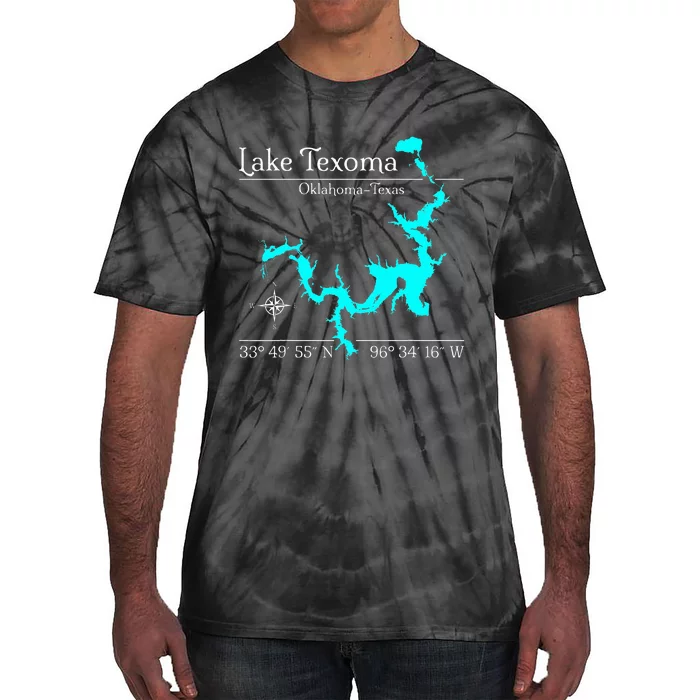 Lake Texoma Oklahoma Texas Tie-Dye T-Shirt