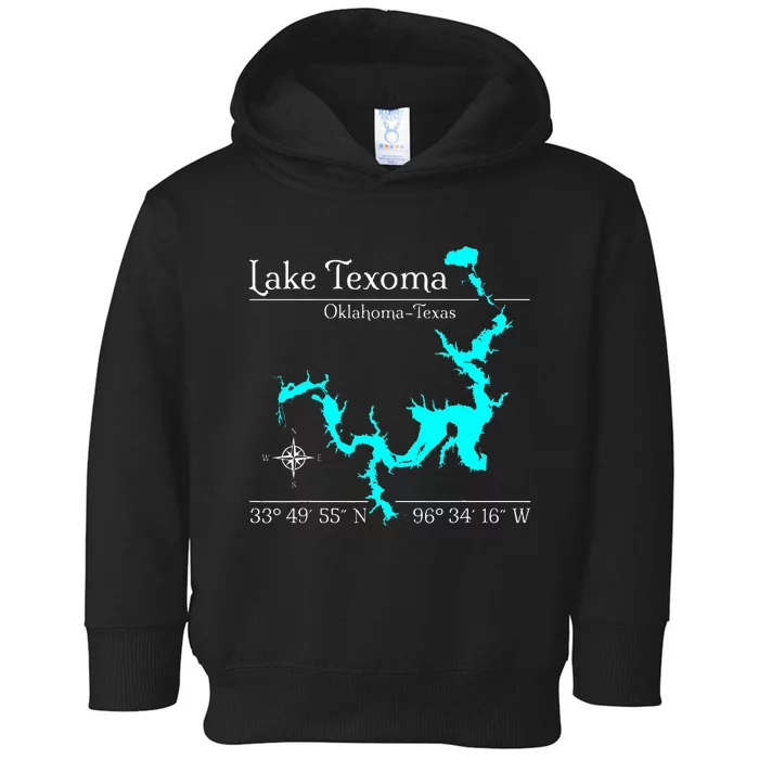 Lake Texoma Oklahoma Texas Toddler Hoodie