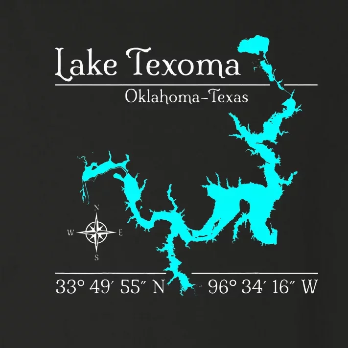 Lake Texoma Oklahoma Texas Toddler Long Sleeve Shirt