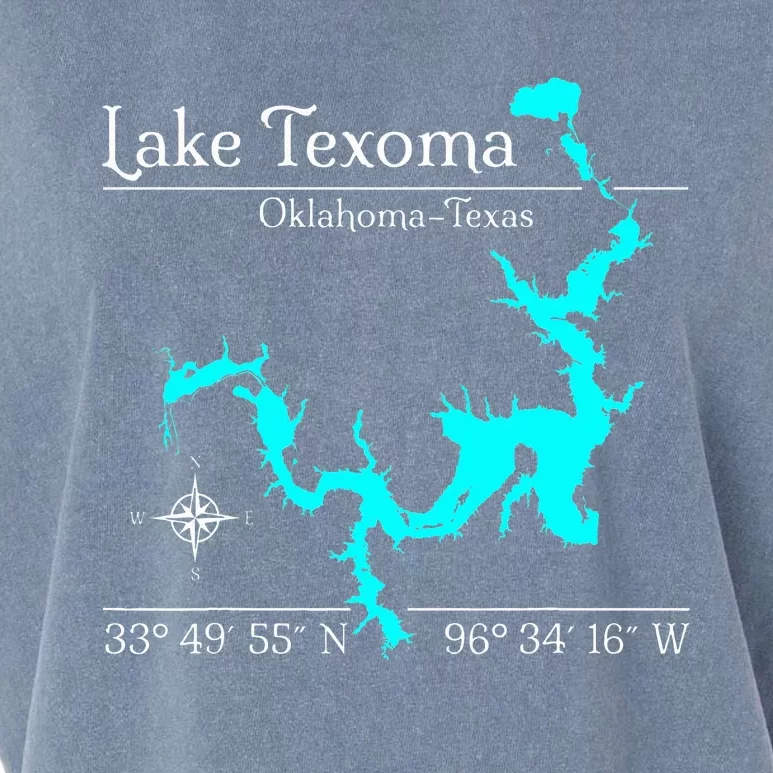 Lake Texoma Oklahoma Texas Garment-Dyed Women's Muscle Tee