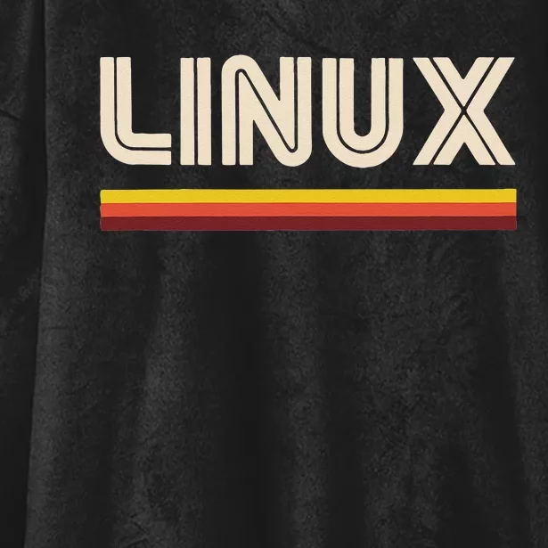 Linux Tee Open Source Hooded Wearable Blanket