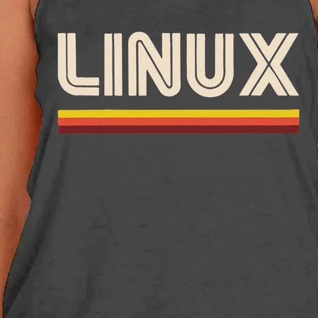 Linux Tee Open Source Women's Knotted Racerback Tank