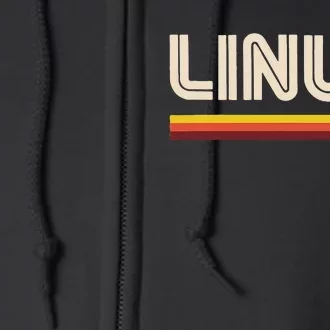 Linux Tee Open Source Full Zip Hoodie