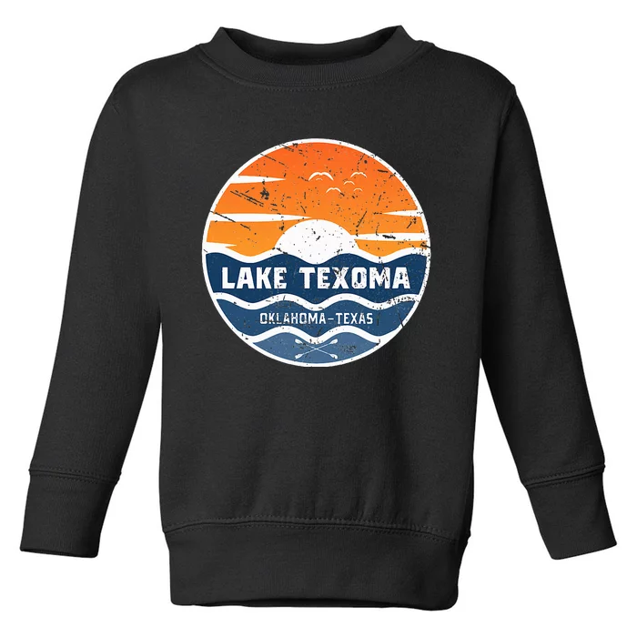 Lake Texoma Oklahoma Texas Lake Texoma Toddler Sweatshirt