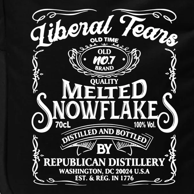 Liberal Tears Old Time Melted Snowflake Mashup Impact Tech Backpack