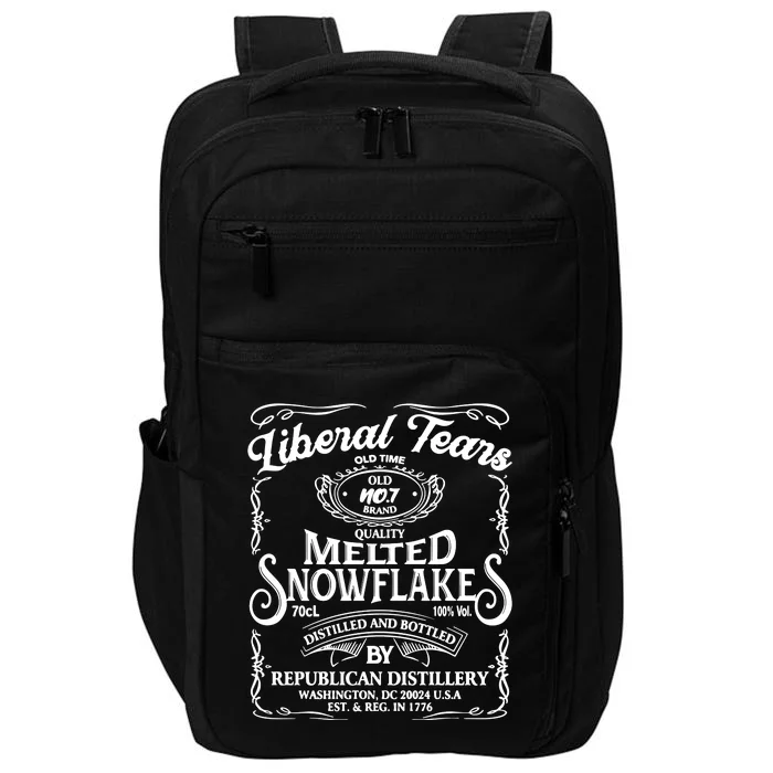 Liberal Tears Old Time Melted Snowflake Mashup Impact Tech Backpack