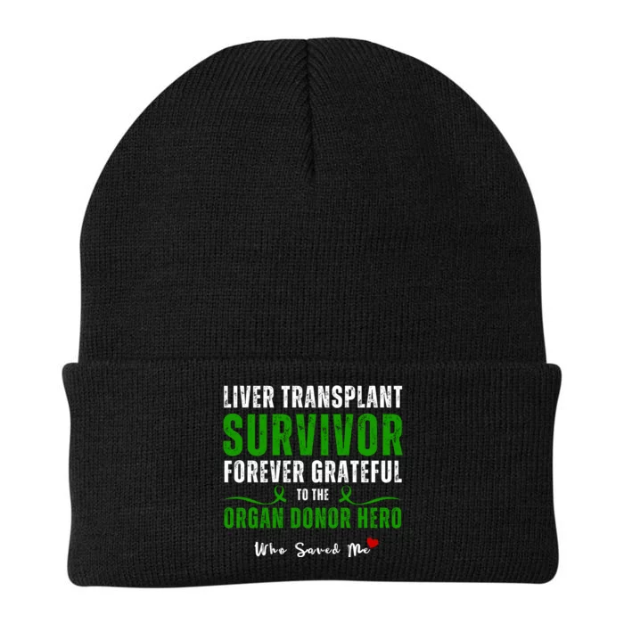 Liver Transplant Organ Recipient Survivor Knit Cap Winter Beanie