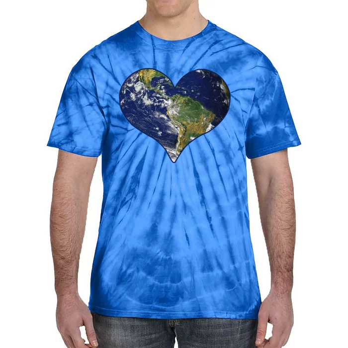 Love The Planet Earth Day Great Gift Tie-Dye T-Shirt