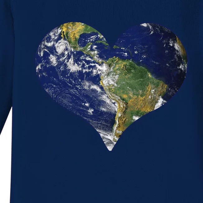 Love The Planet Earth Day Great Gift Baby Long Sleeve Bodysuit