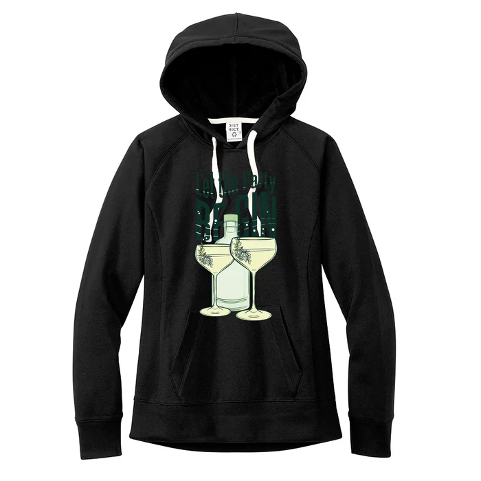 Let The Party Begin Celebration Women's Fleece Hoodie