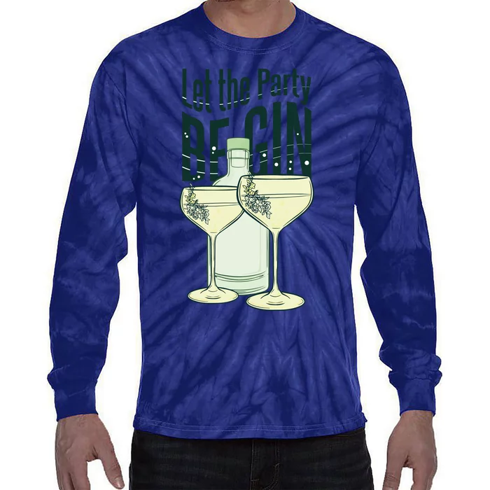 Let The Party Begin Celebration Tie-Dye Long Sleeve Shirt