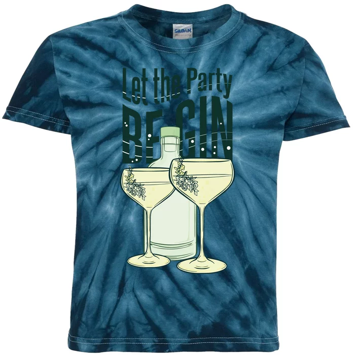 Let The Party Begin Celebration Kids Tie-Dye T-Shirt