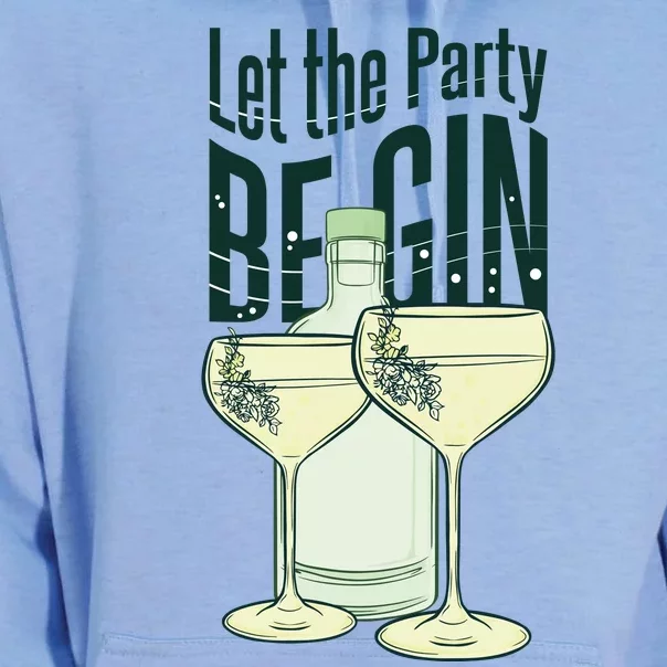 Let The Party Begin Celebration Unisex Surf Hoodie